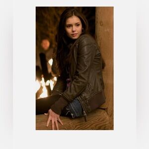 Danier Brown Leather Jacket